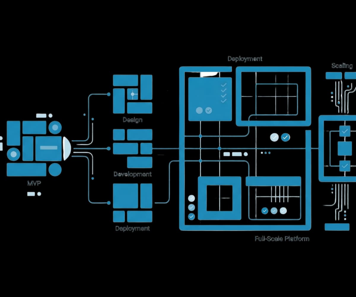 SaaS product development illustration