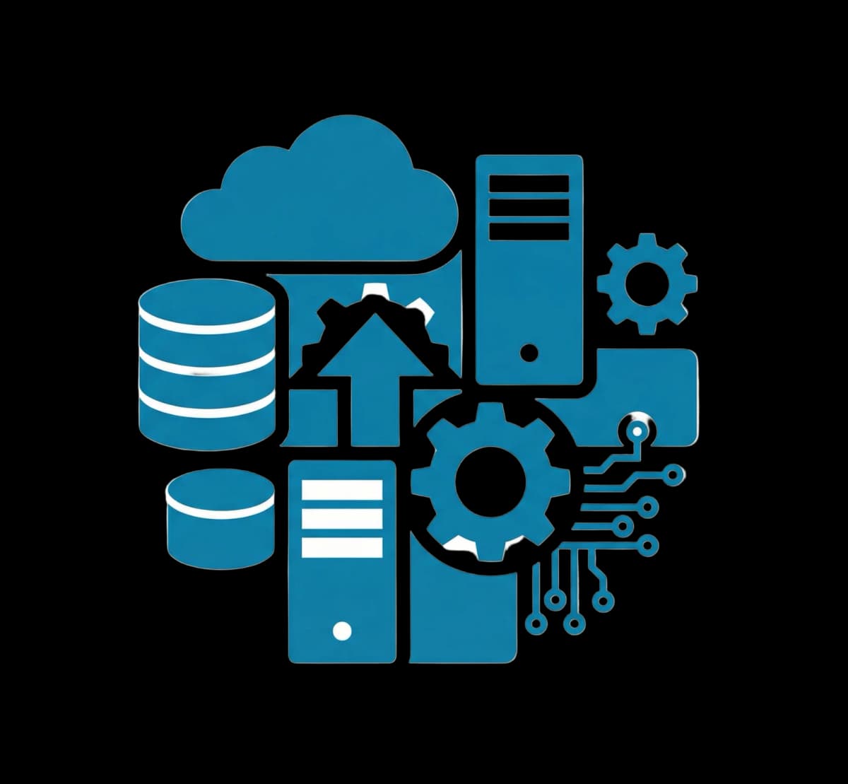 Technology stack illustration